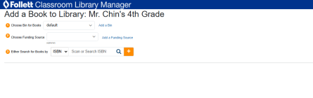 Add a Book to Library page.