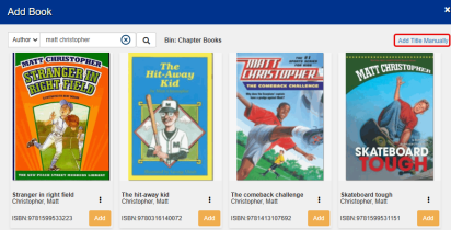 Add Title Manually option.