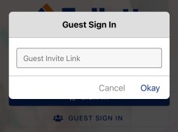 Guest Sign In screen.